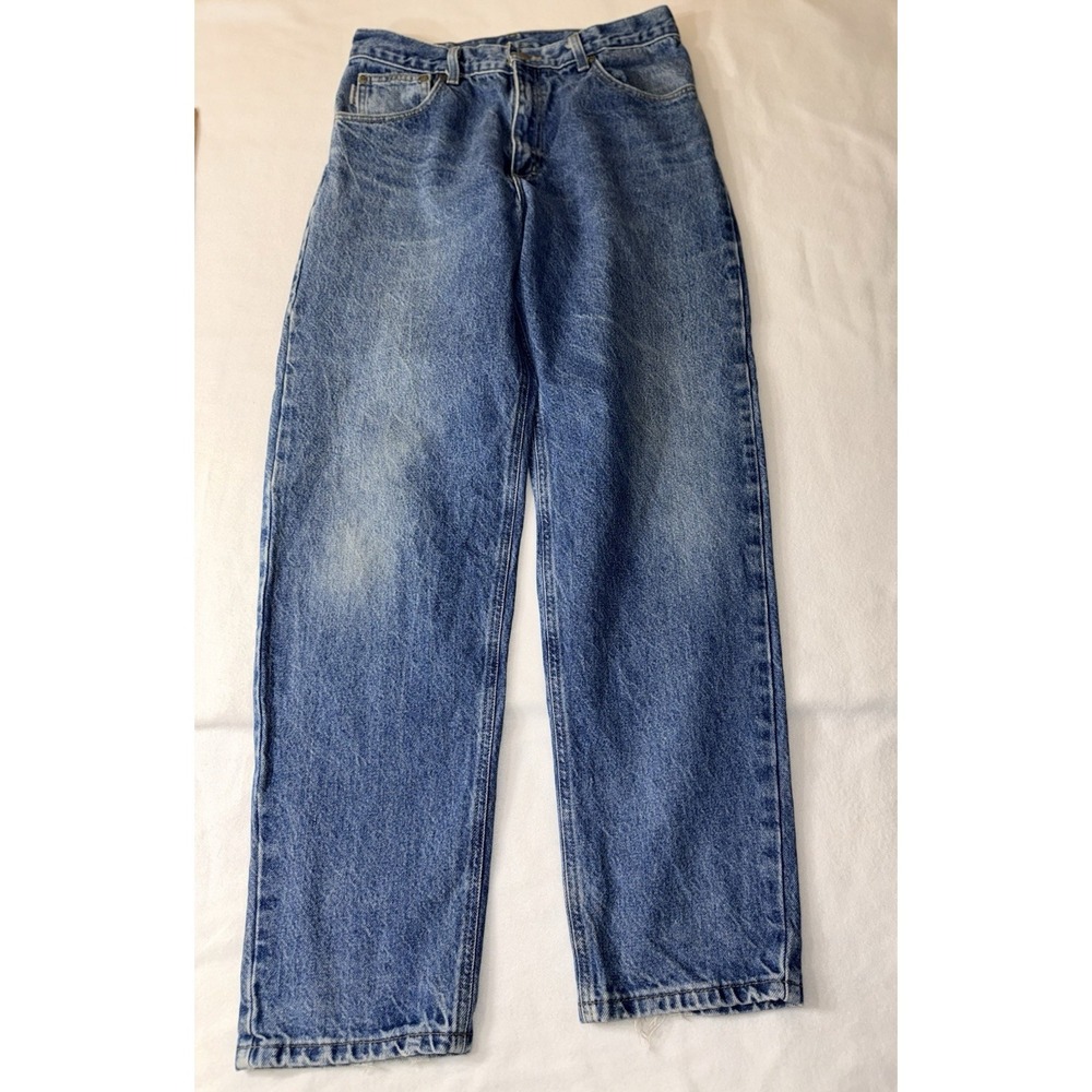 VTG Carhartt - Men's Size 32 Blue Denim Faded Distressed Broken In Jeans No Tag - Picture 4 of 16